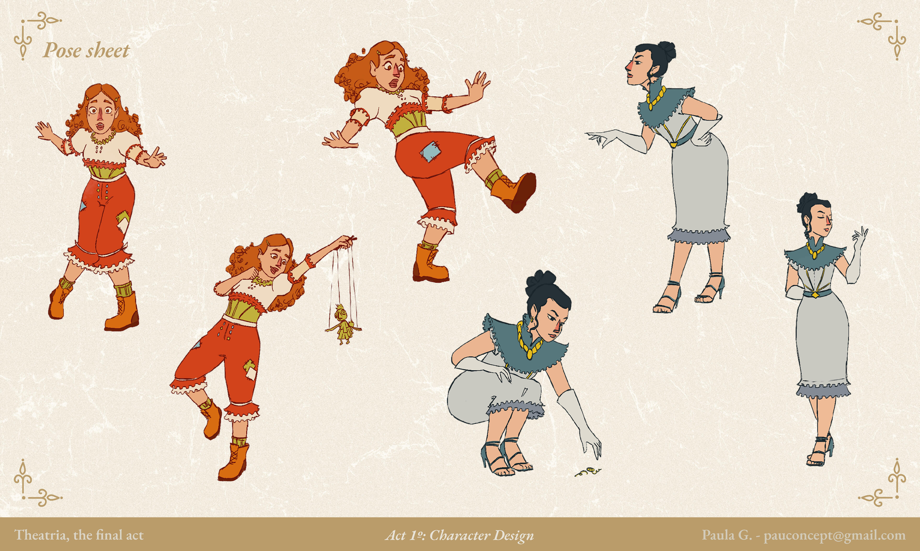 Pose sheet